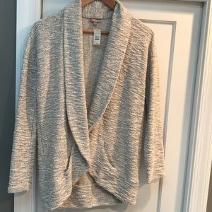 Metallic cardigan made by Talbots